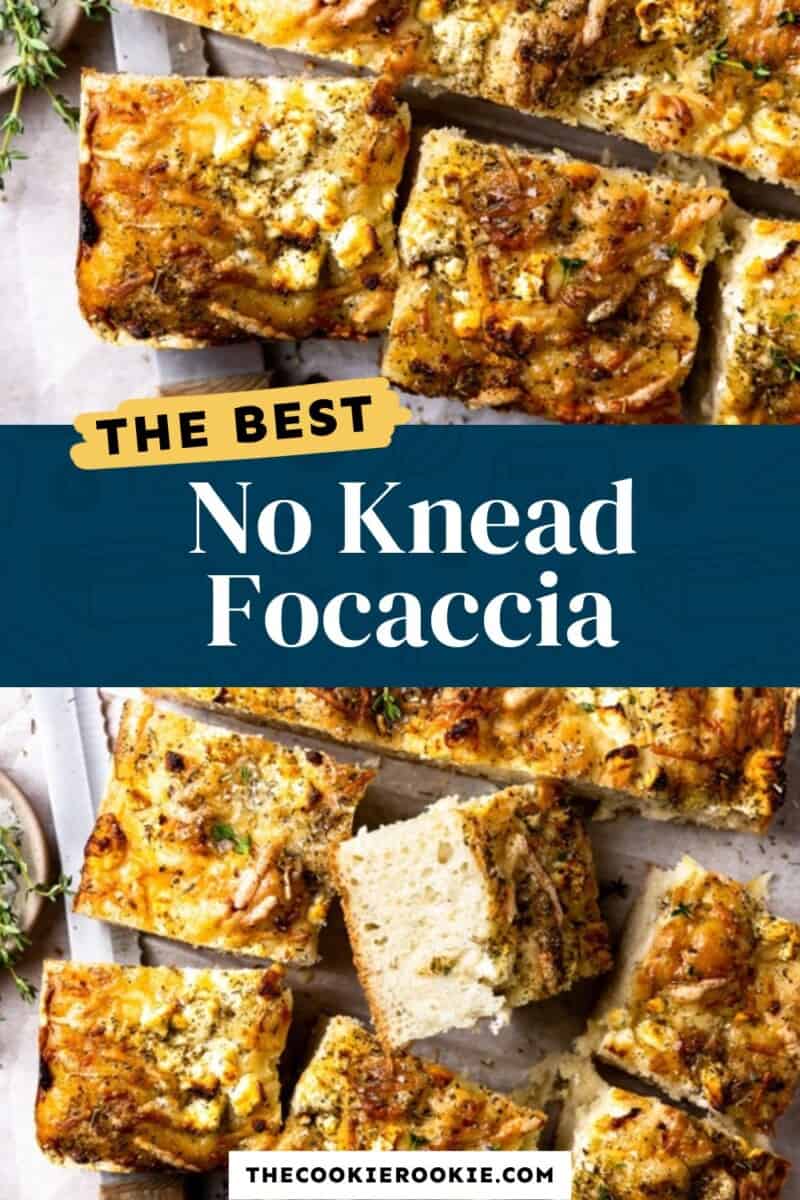 the best no kneaded focaccia.