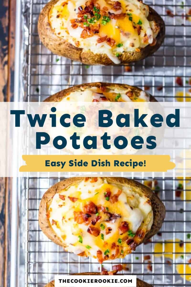 twice baked potatoes pinterest