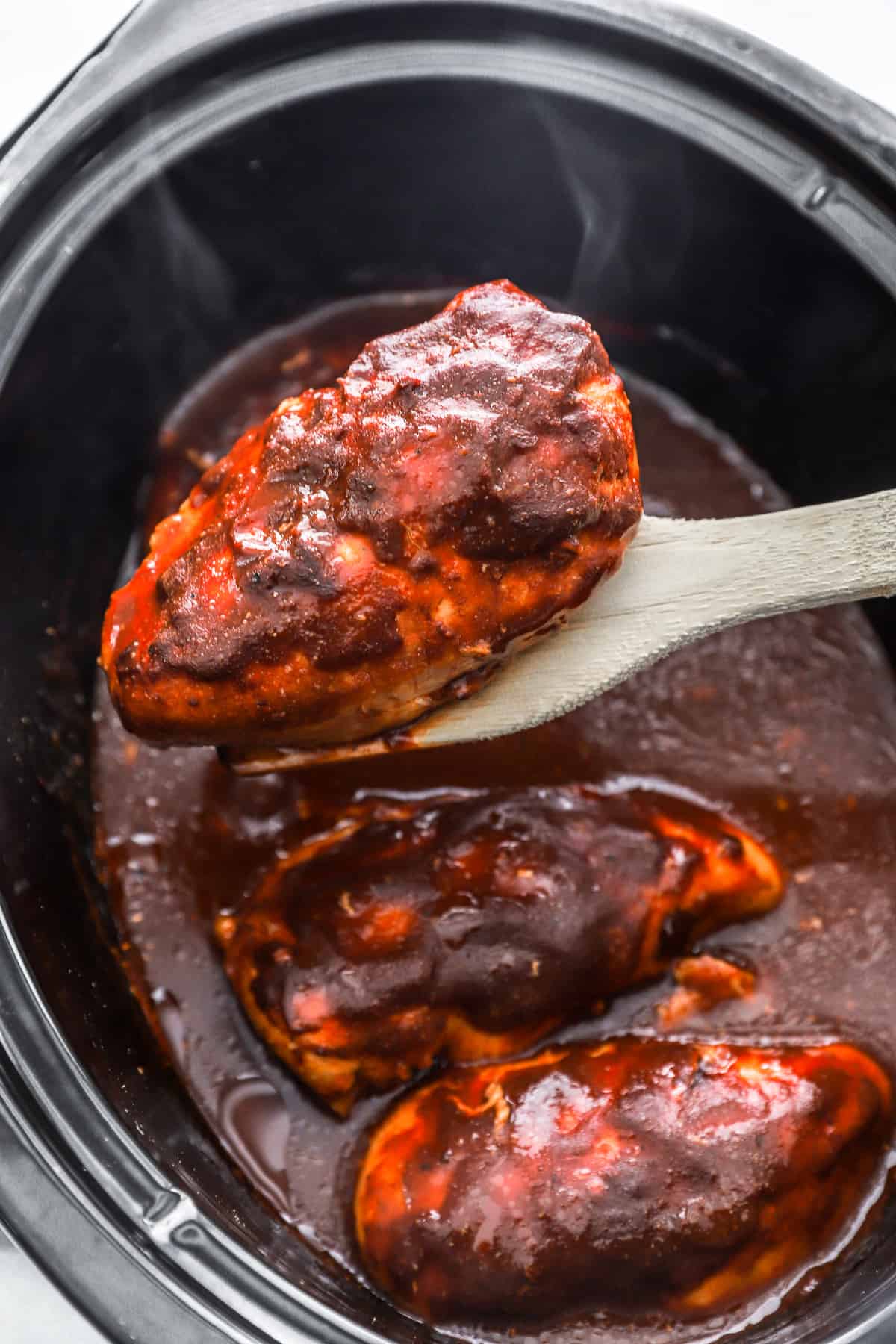 Crockpot BBQ Chicken {For Breasts, Thighs, or Legs} –