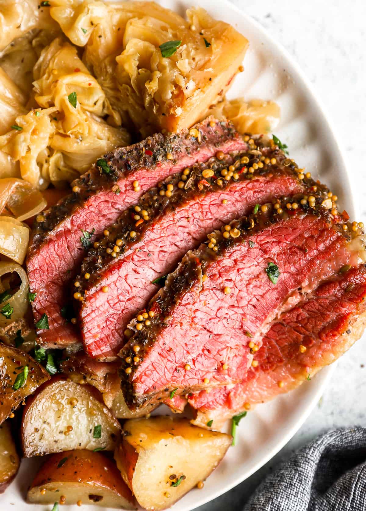 Crockpot Corned Beef and Cabbage Recipe - 91