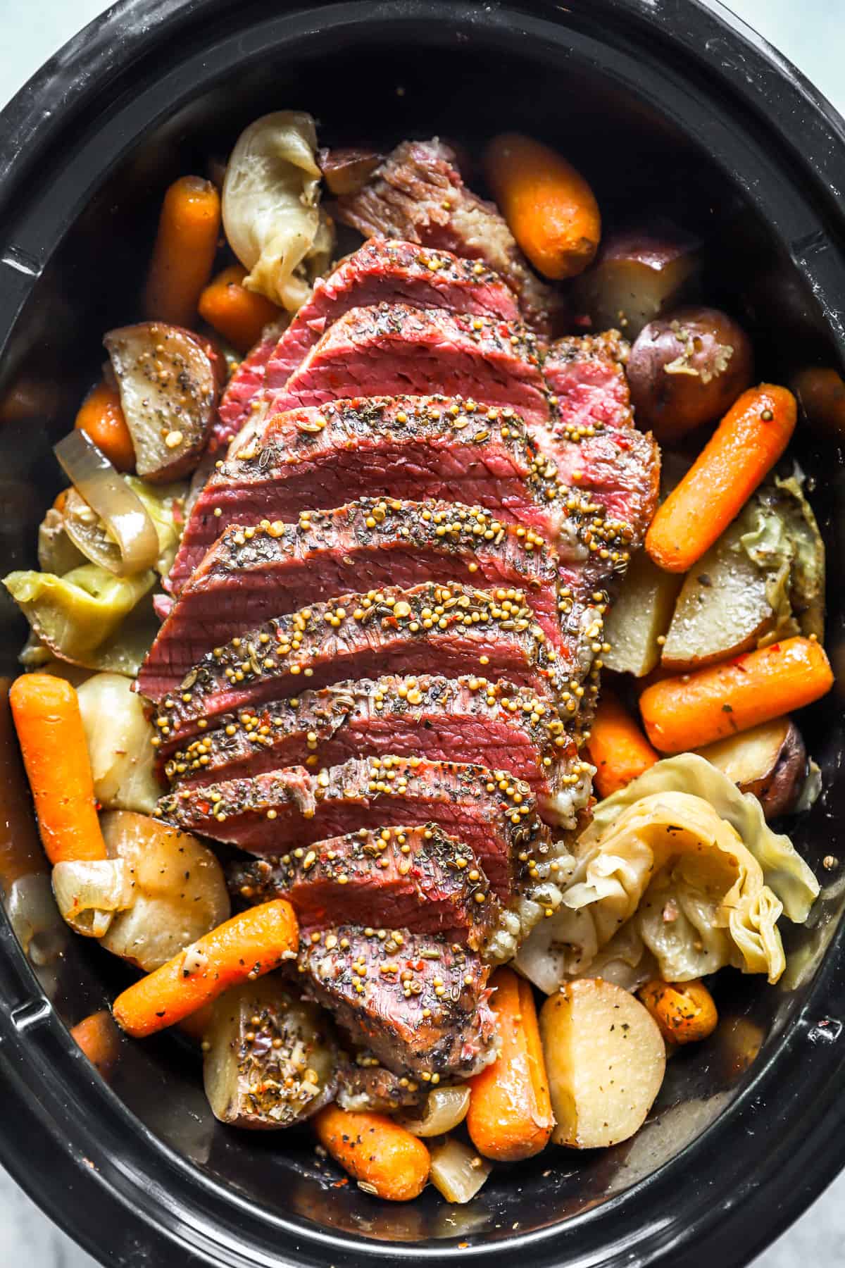 Corned Beef with Vegetables (for Slow Cooker) Recipe 