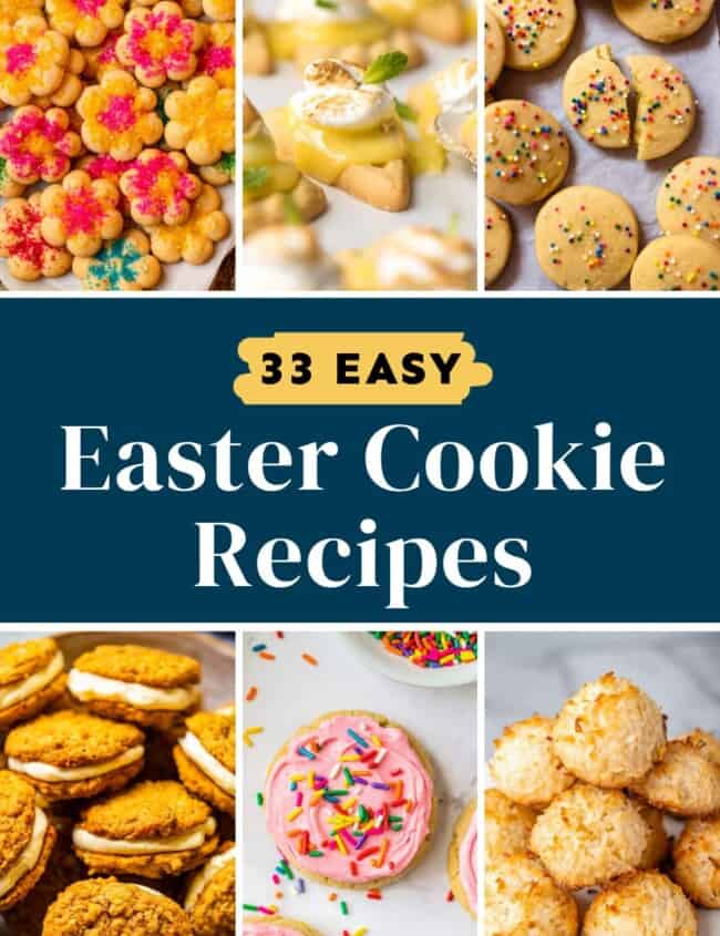 33 easy easter cookie recipes pin