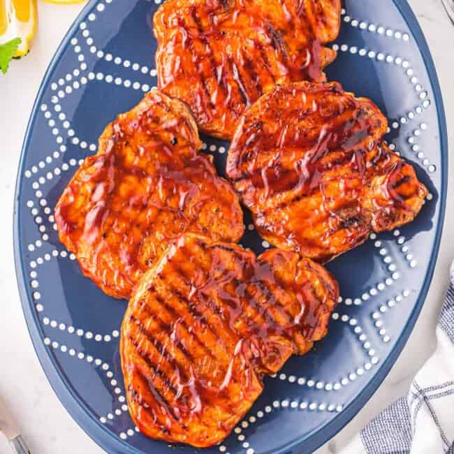 featured bbq pork chops.