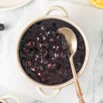 featured blueberry compote.