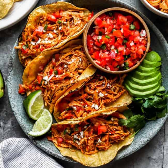 featured instant pot chicken tacos.
