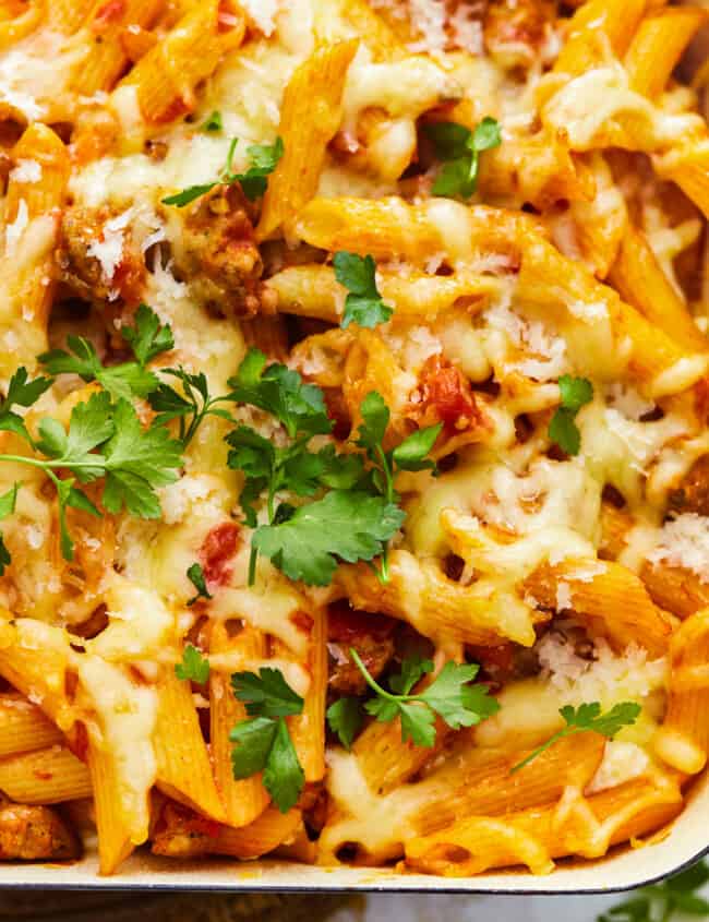 baked mostaccioli