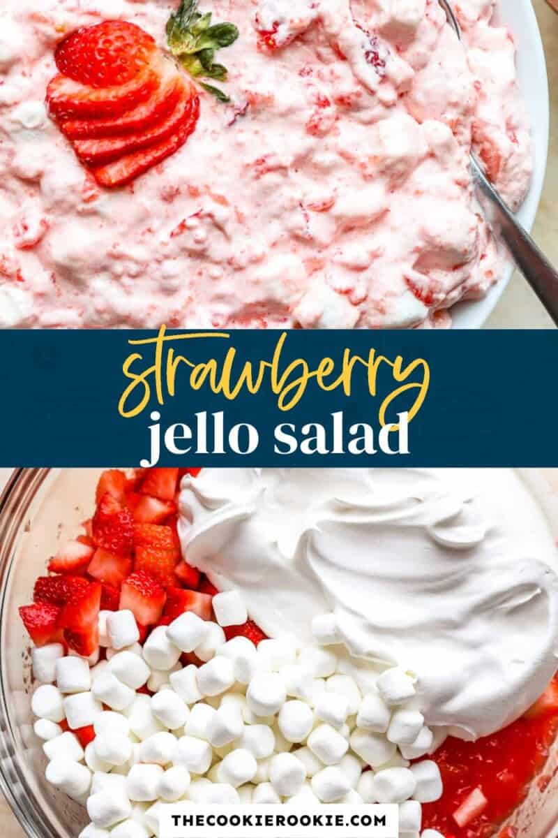 strawberry jello salad pinterest