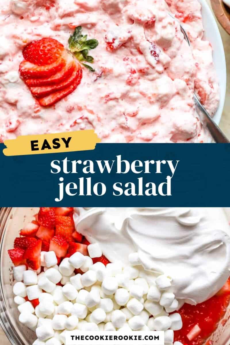 strawberry jello salad pinterest