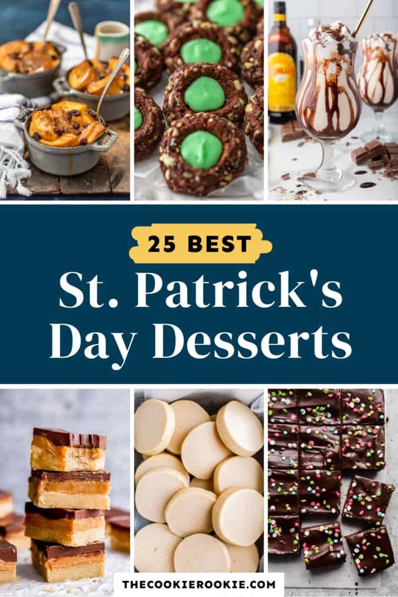 25 best st. Patrick's day desserts pin