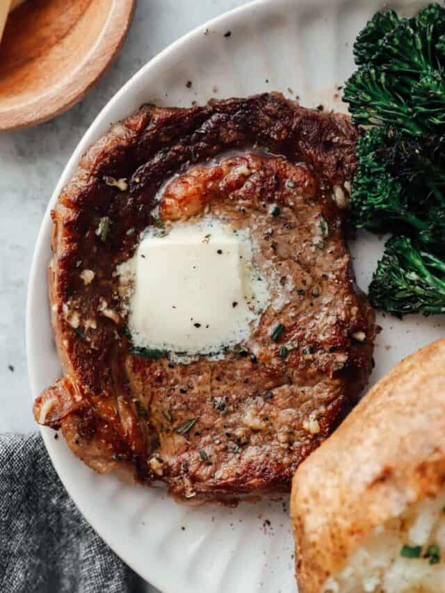 How to Cook Ribeye Steak (PanSeared Ribeye) The Cookie Rookie®