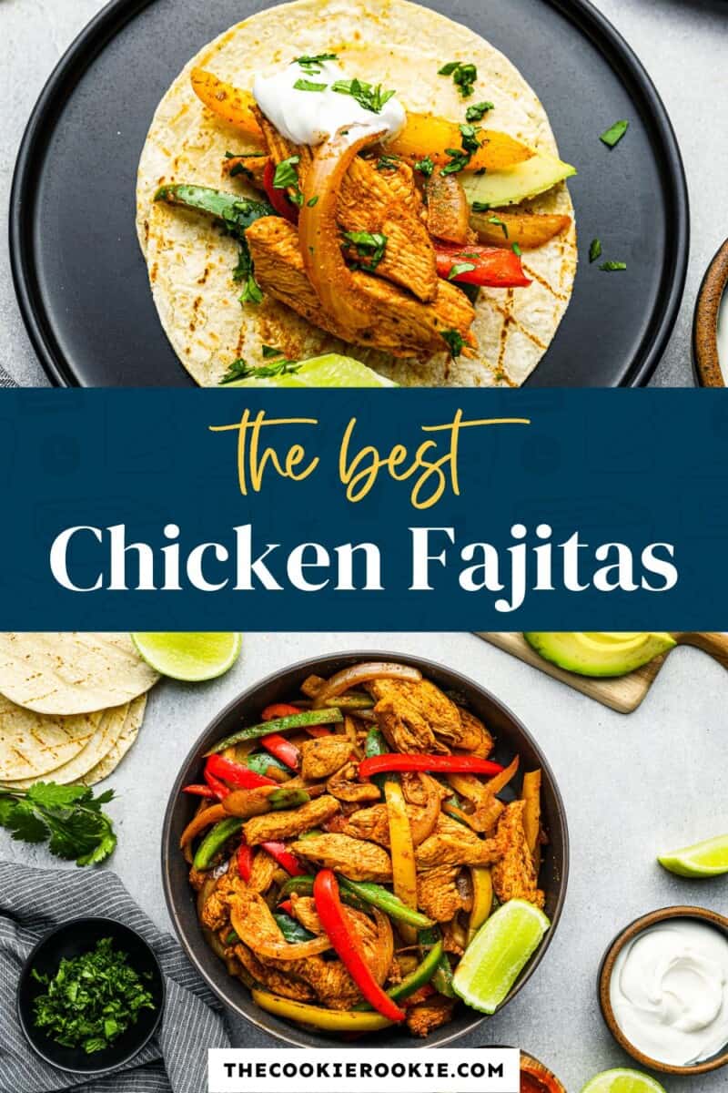 Chicken Fajitas Recipe - The Cookie Rookie®