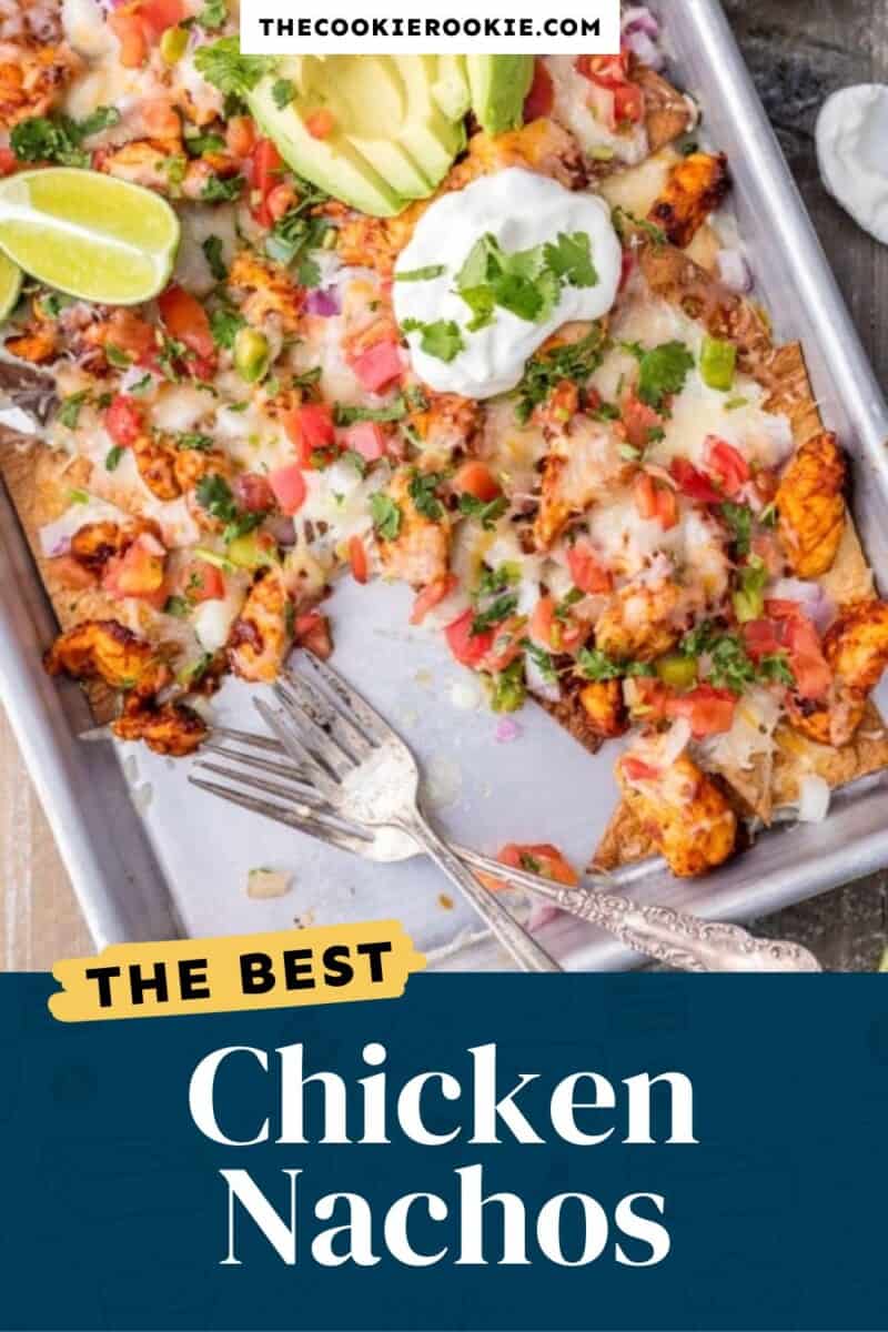 chicken nachos pinterest