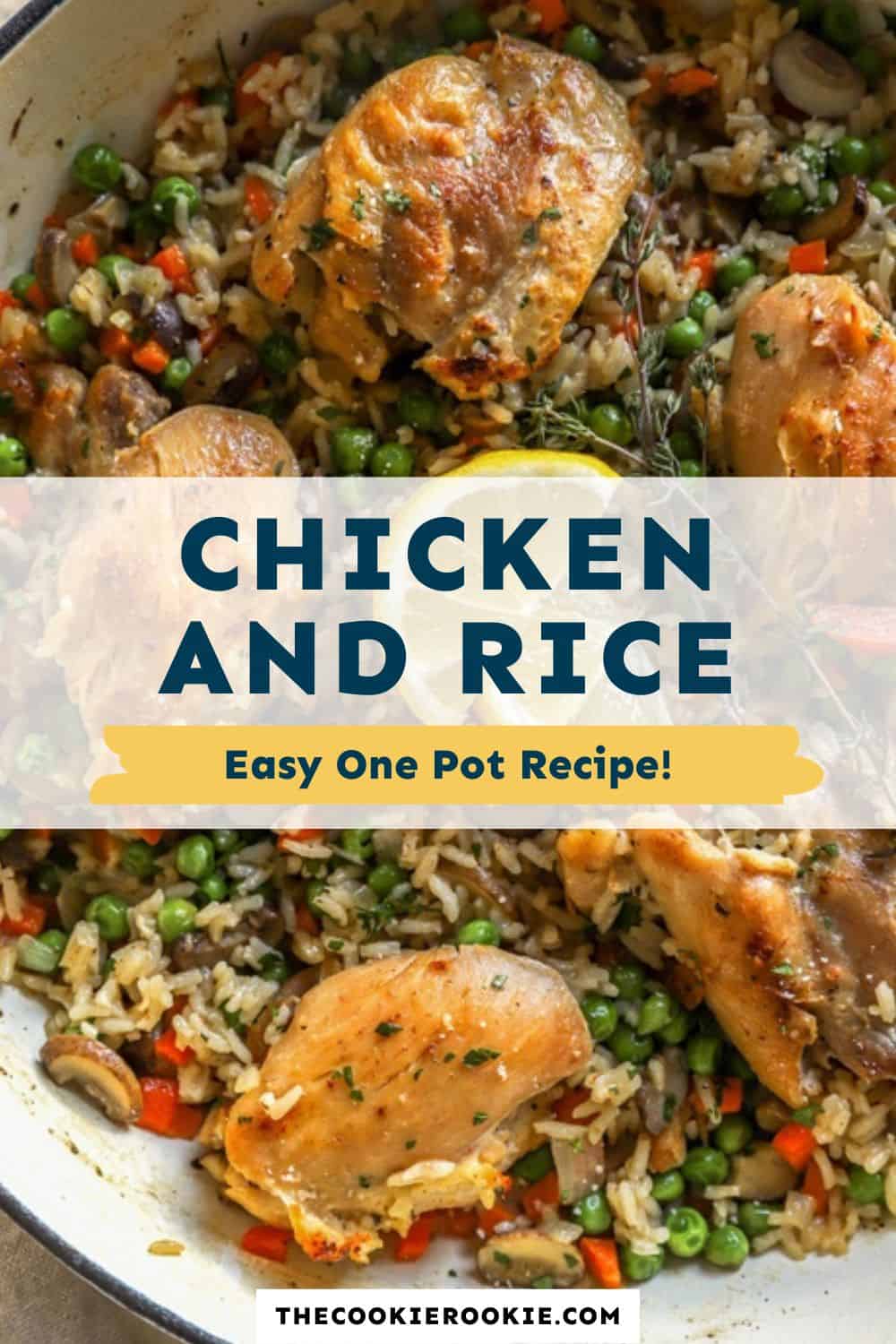 Chicken and Rice (Stovetop) Recipe - The Cookie Rookie®