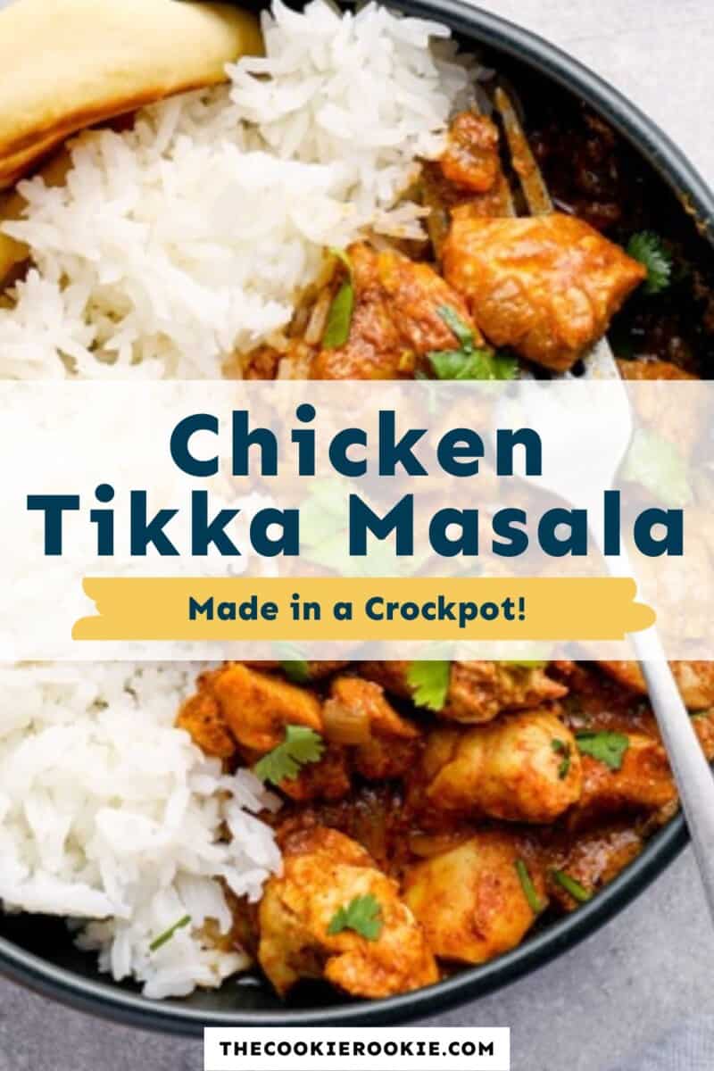 crockpot chicken tikka masala pinterest