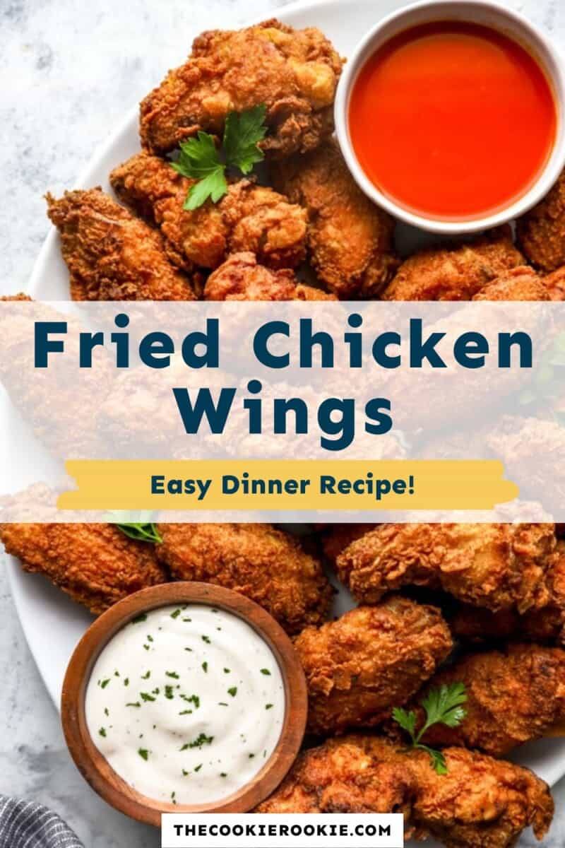 fried chicken wings pinterest