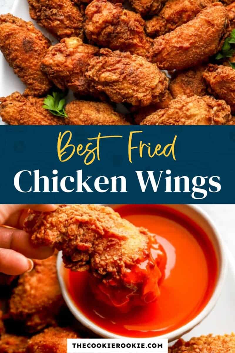 fried chicken wings pinterest