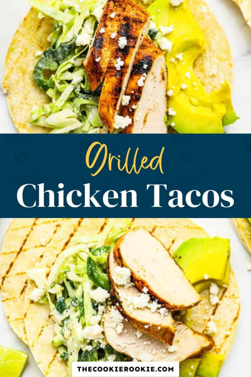 grilled chicken tacos pinterest