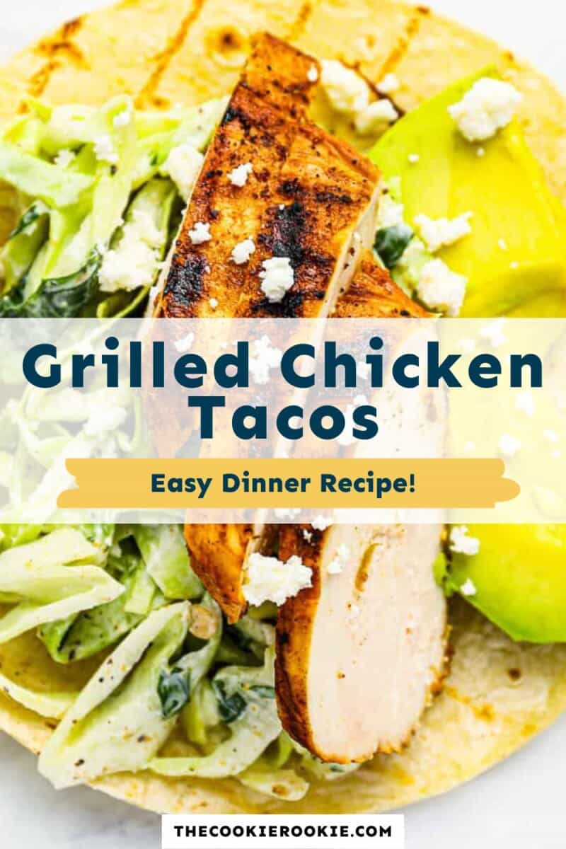 grilled chicken tacos pinterest