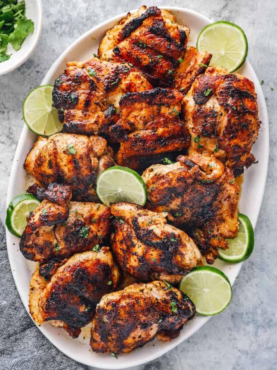 Easy Grilled Chicken Thighs with Homemade Seasoning The Cookie Rookie Easy Grilled Chicken Thighs with Homemade Seasoning The Cookie Rookie