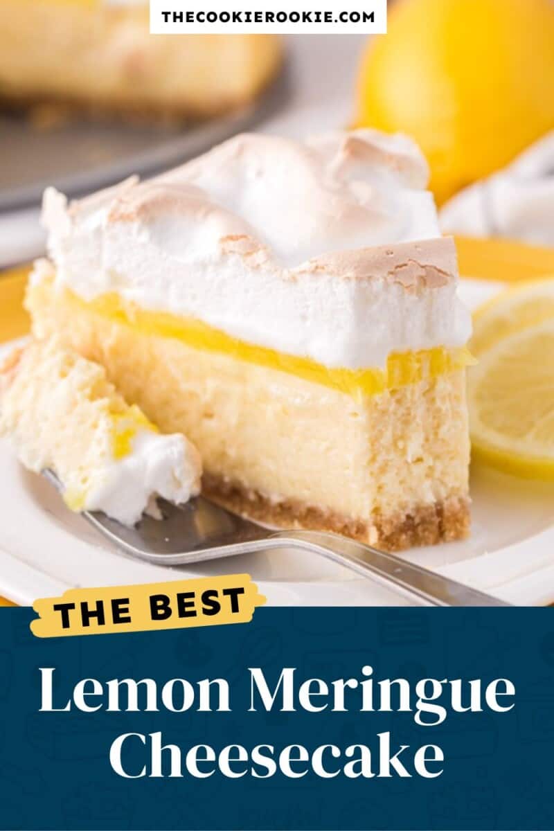 lemon meringue cheesecake pinterest