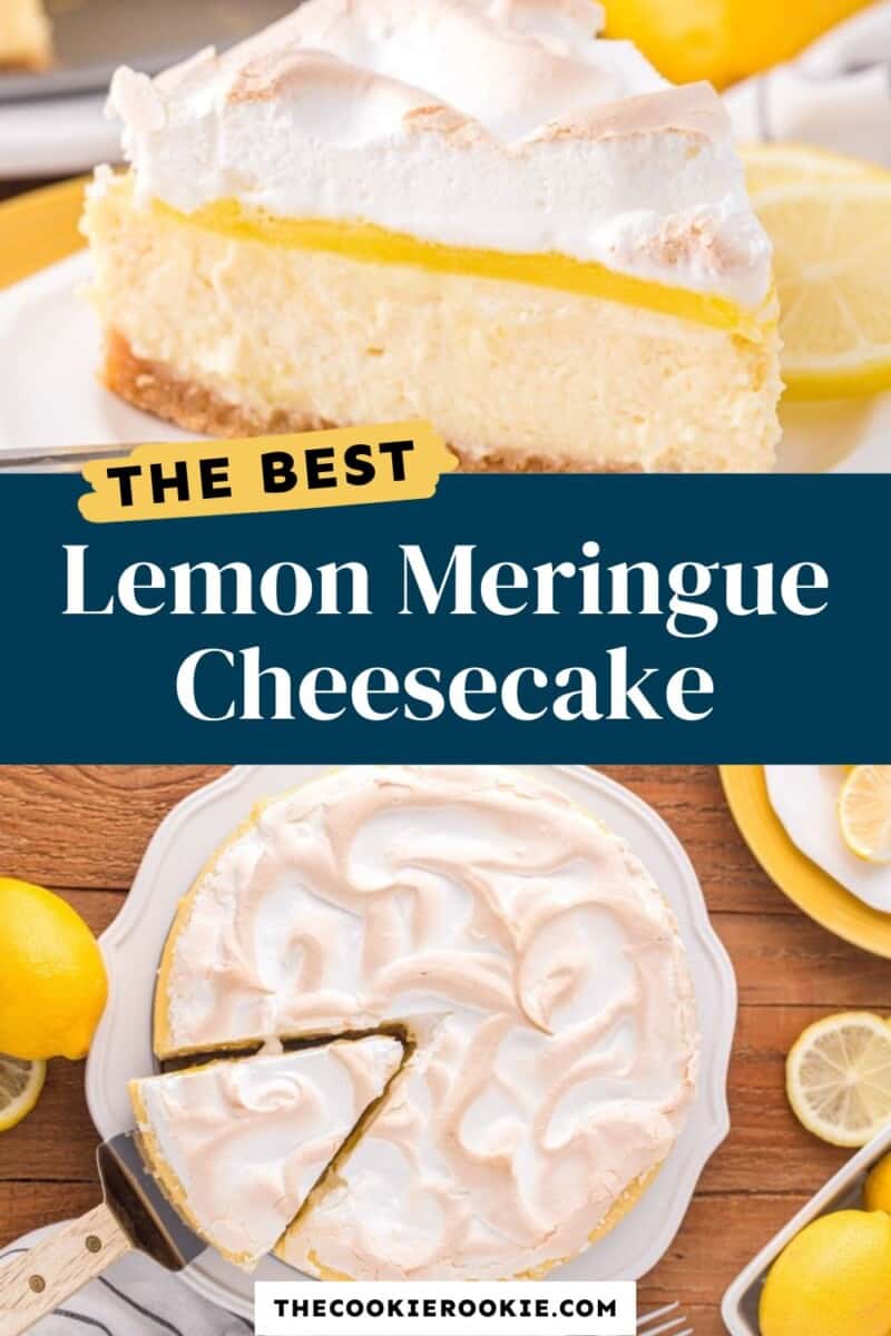 lemon meringue cheesecake pinterest