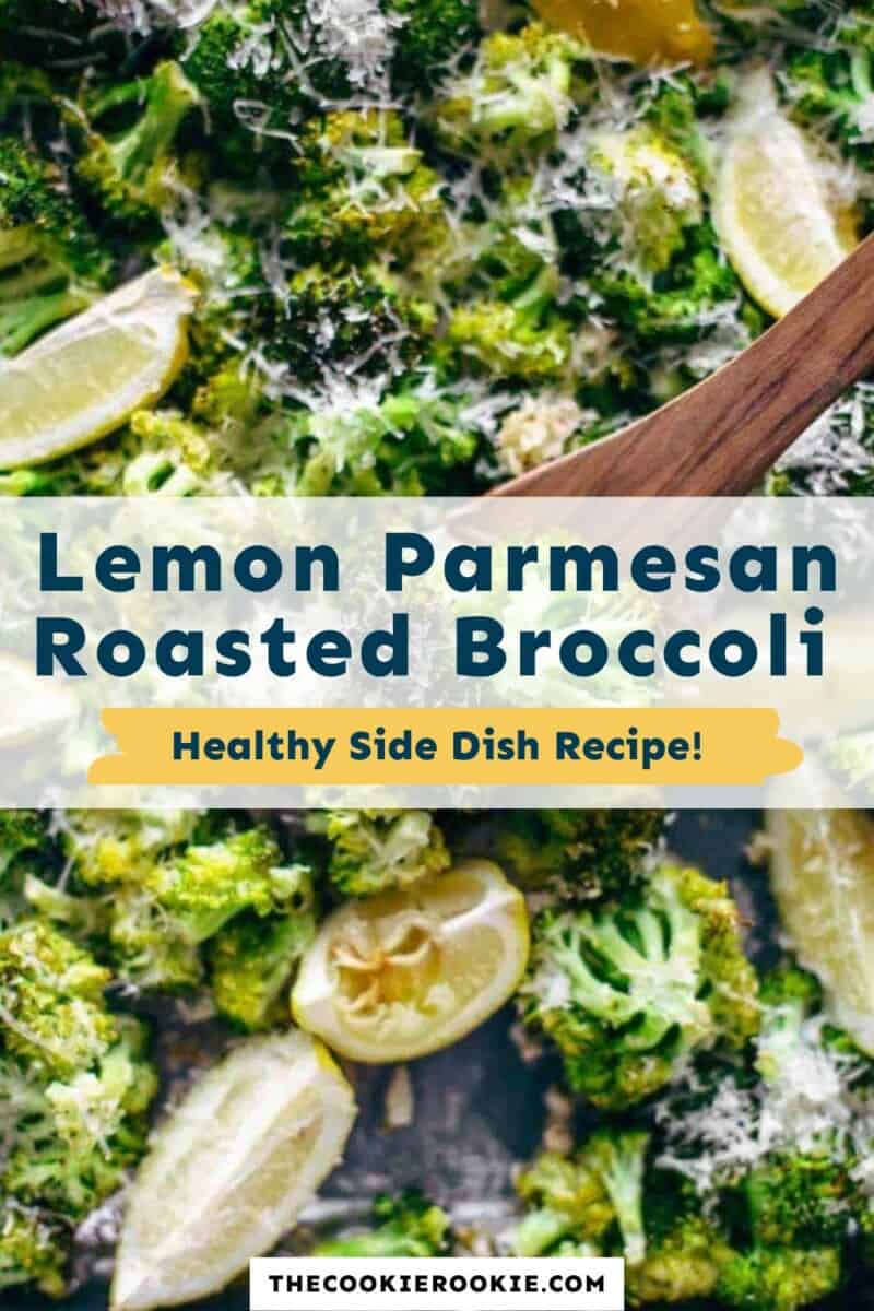 parmesan roasted broccoli Pinterest