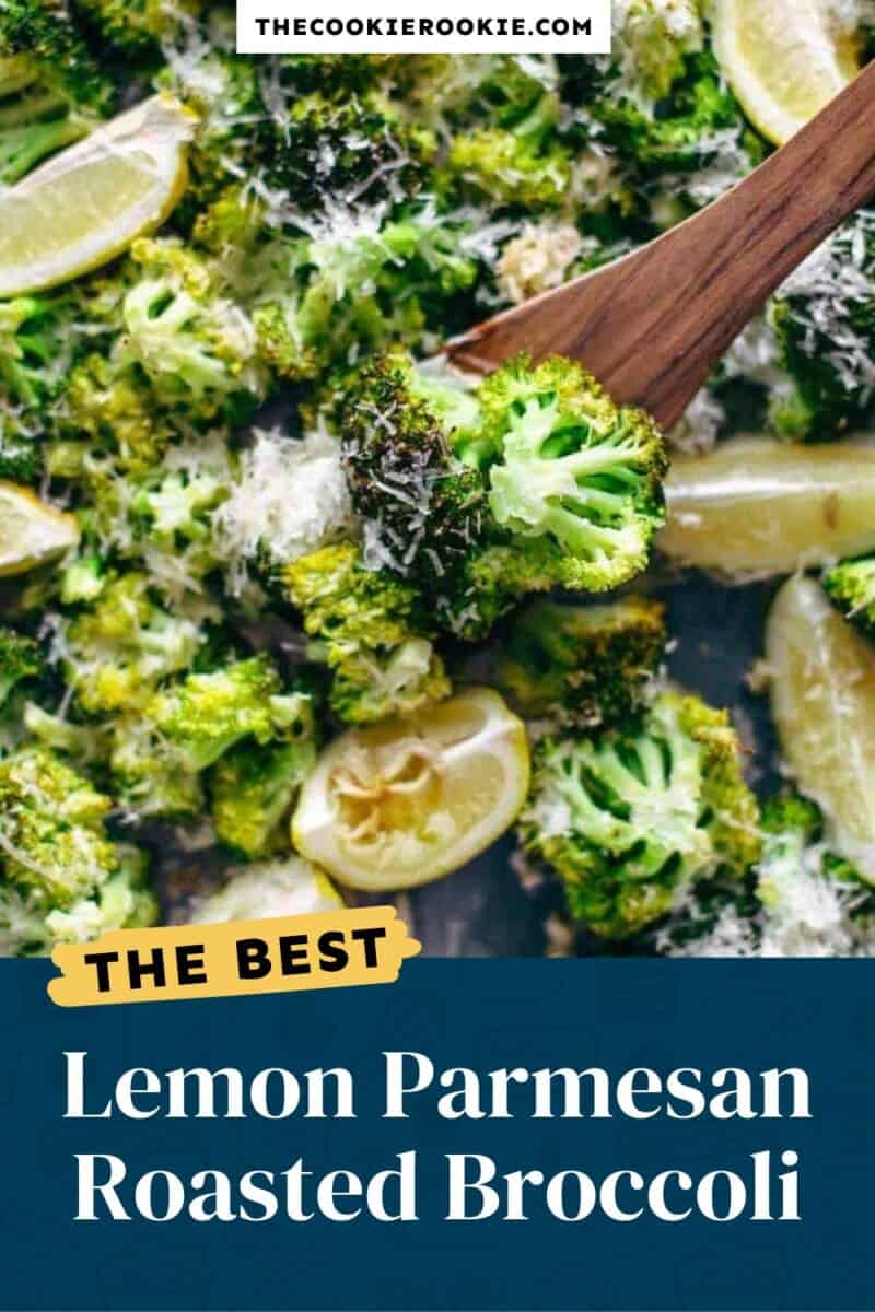 parmesan roasted broccoli Pinterest