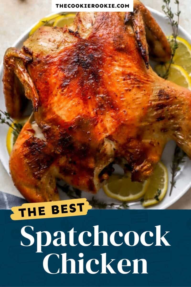 spatchcock chicken pinterest