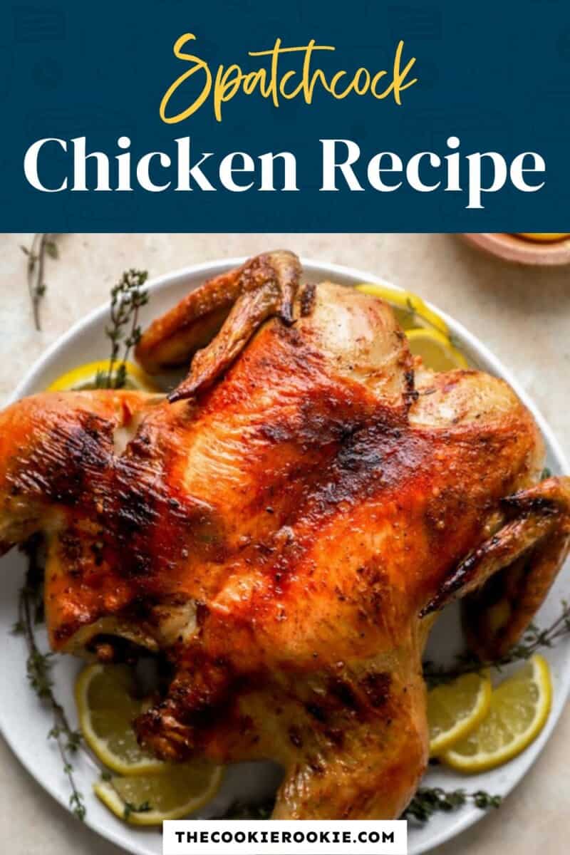 spatchcock chicken pinterest