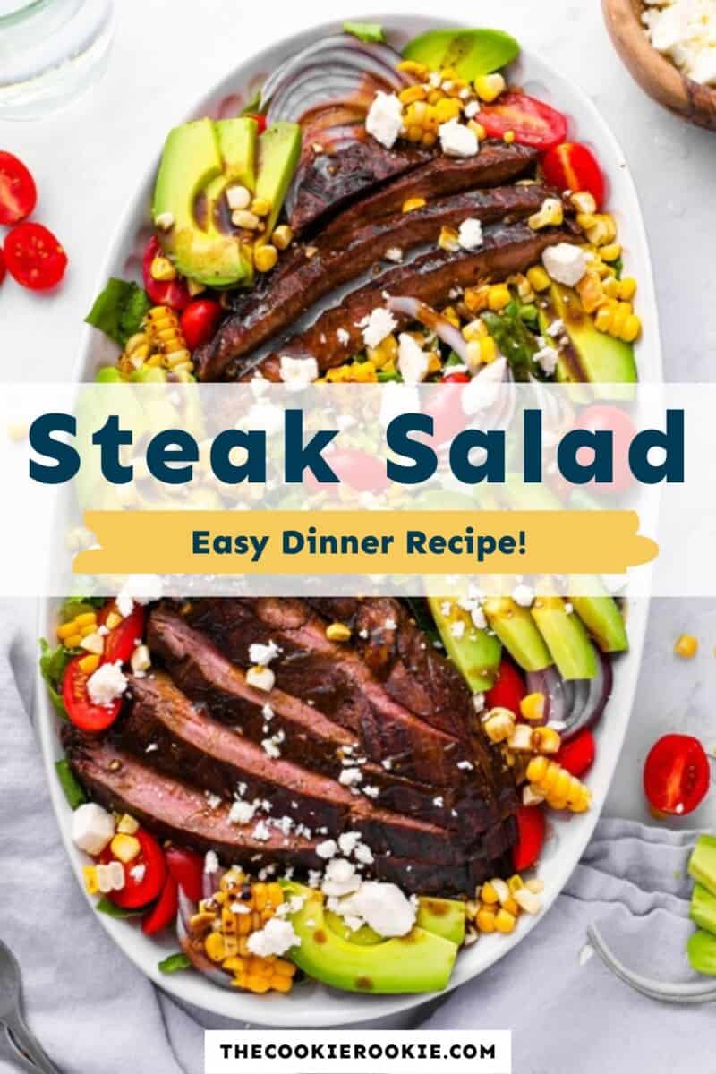 steak salad pinterest