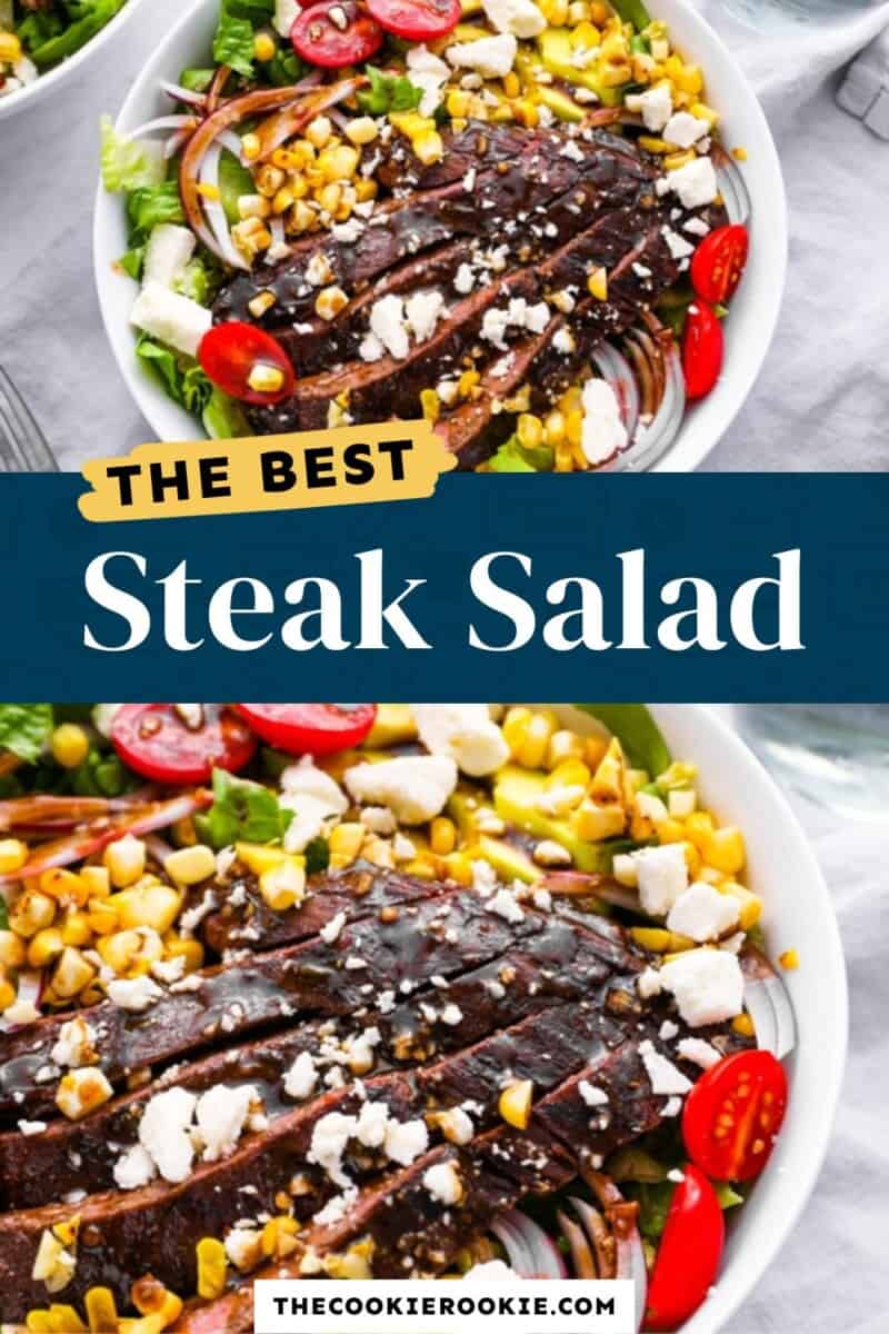 steak salad pinterest