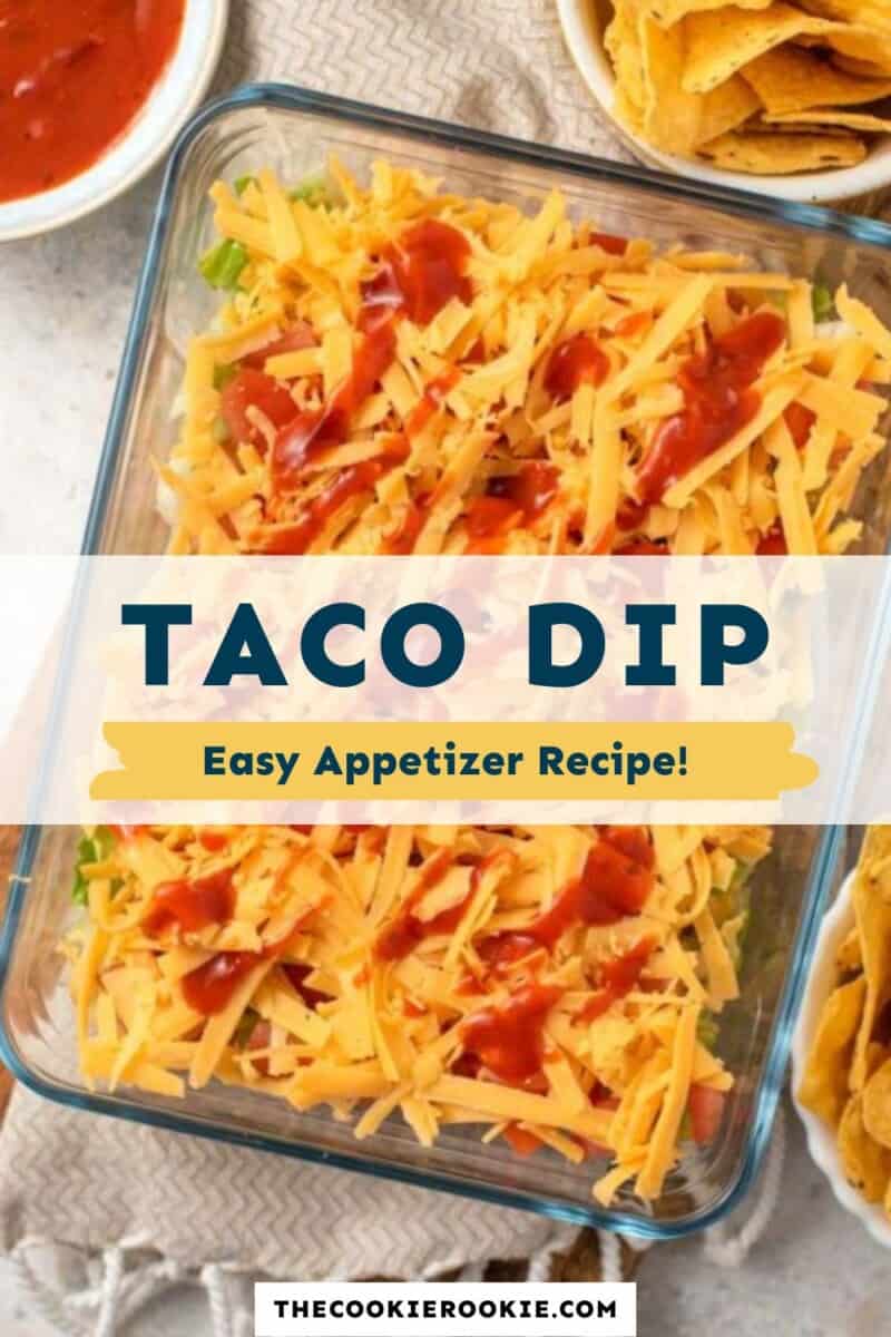 best taco dip pinterest