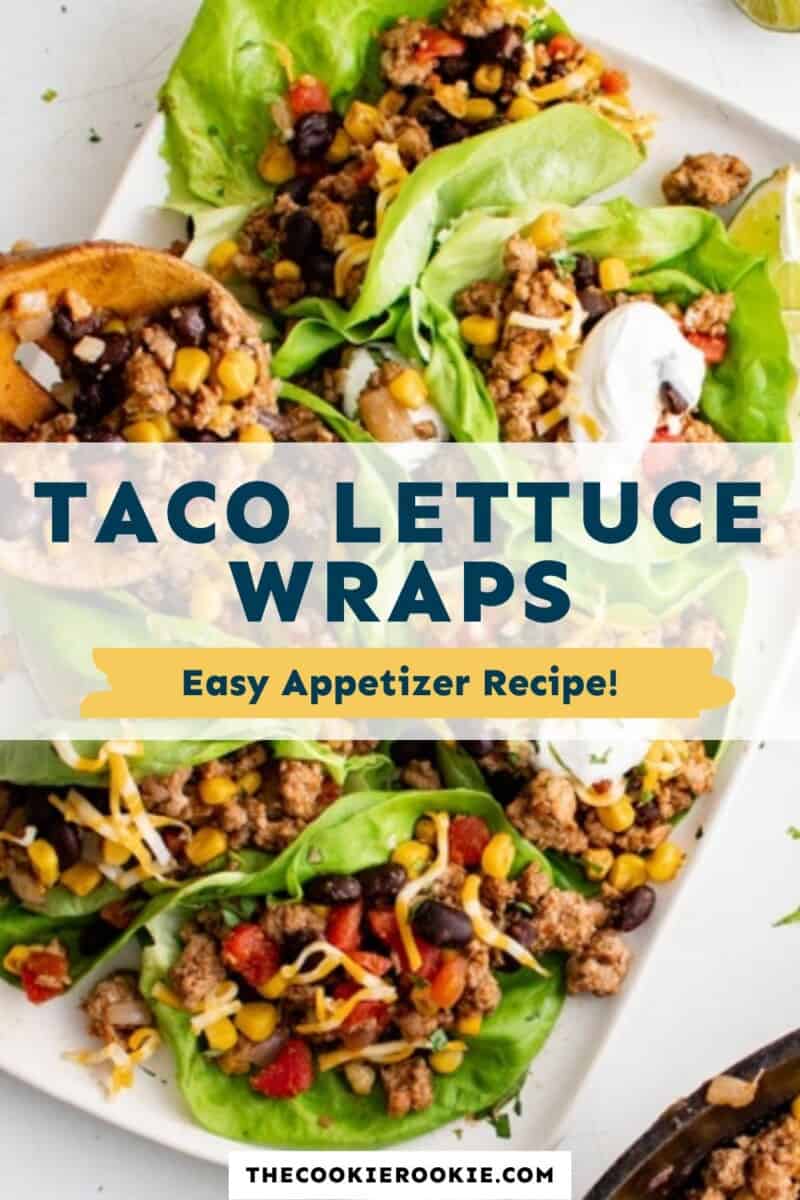 taco lettuce wraps pinterest