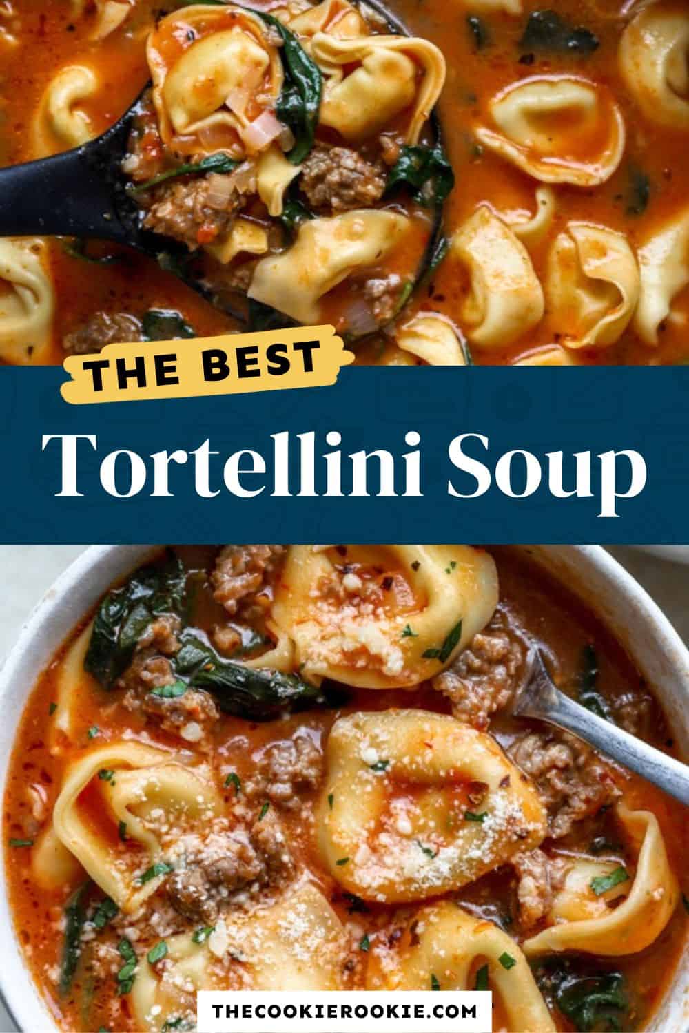 Tortellini Soup Recipe - The Cookie Rookie®