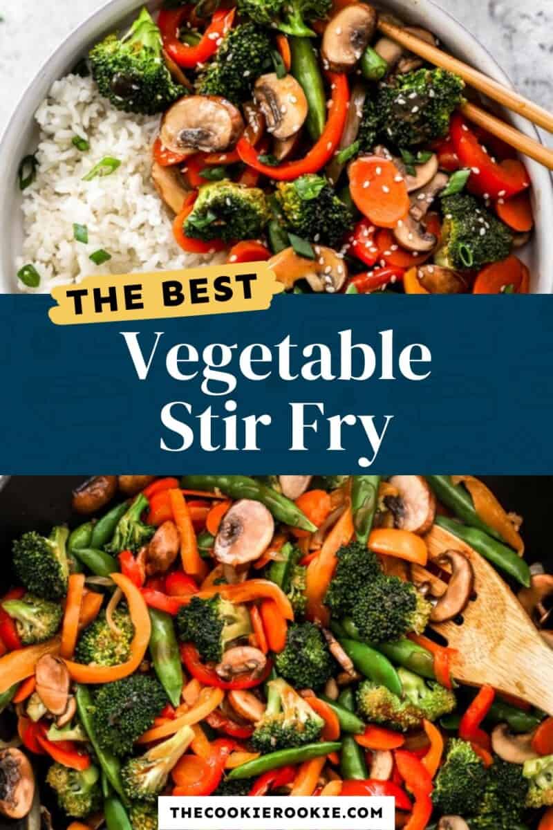 Vegetable Stir Fry - The Cookie Rookie®