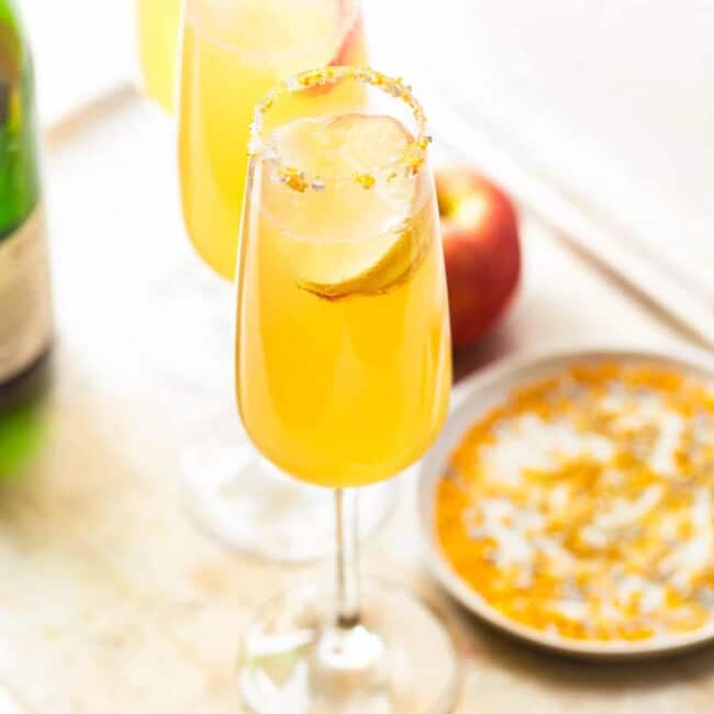 featured apple cider mimosas