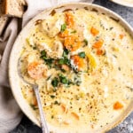 featured creamy chicken soup