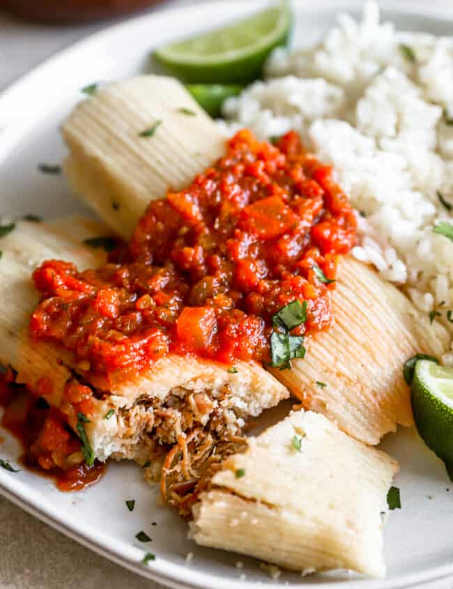 featured tamales.