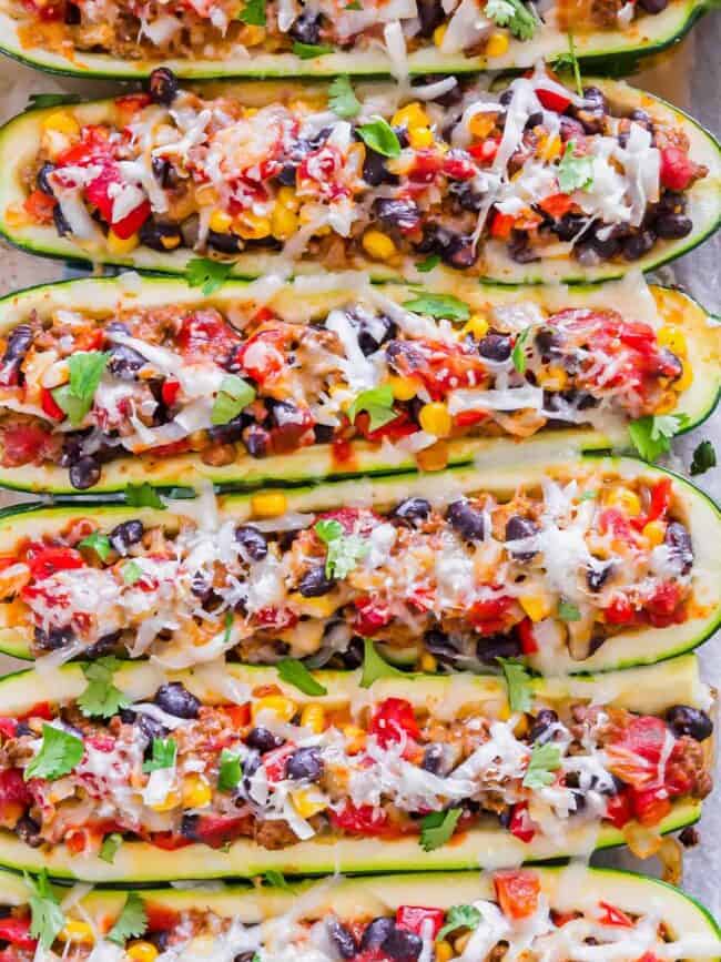 Mexican Zucchini Boats Recipe The Cookie Rookie®