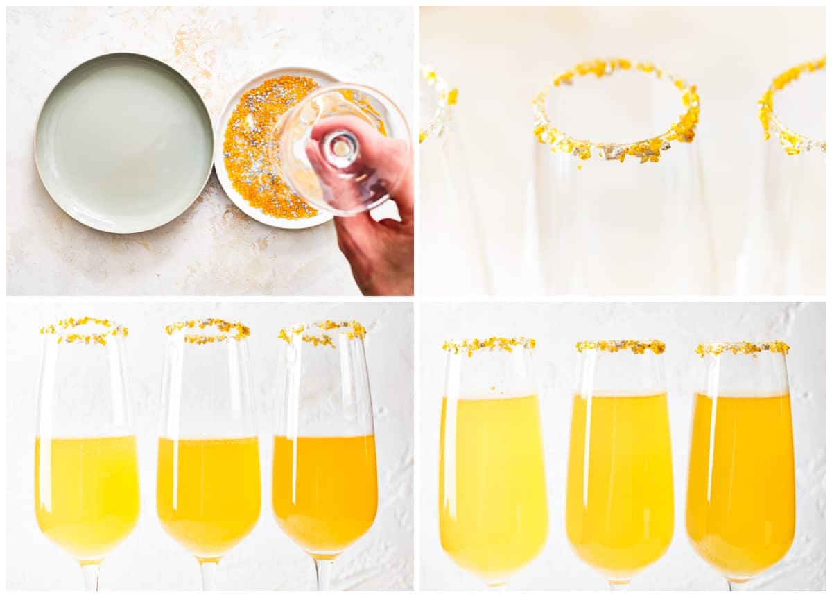 how to make apple cider mimosas step by step photo instructions 