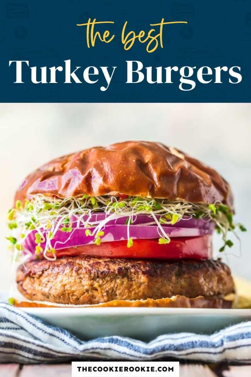 turkey burger pinterest