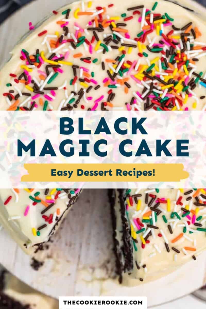 black magic cake pinterest
