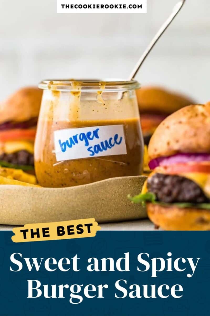 burger sauce pinterest