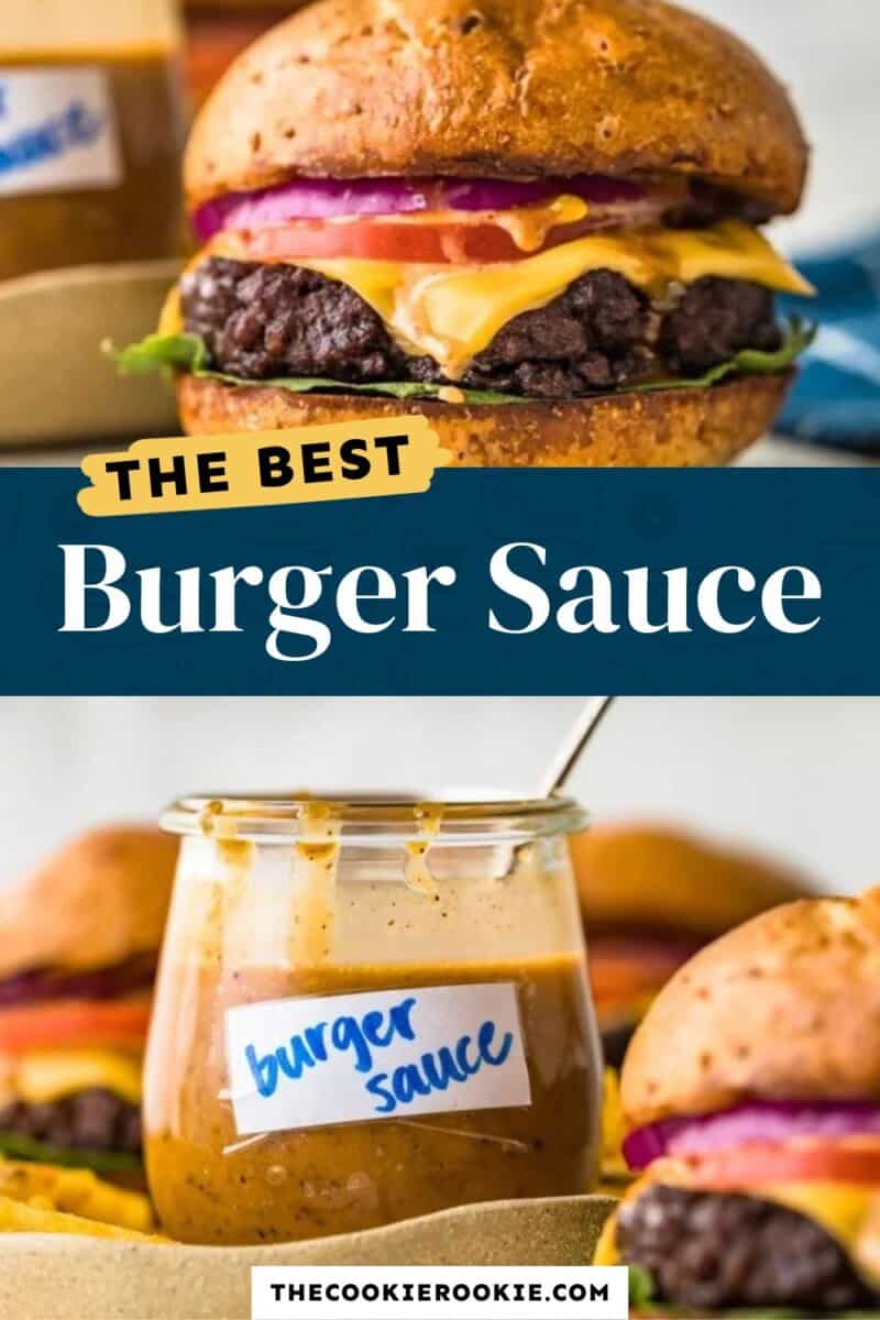 burger sauce pinterest