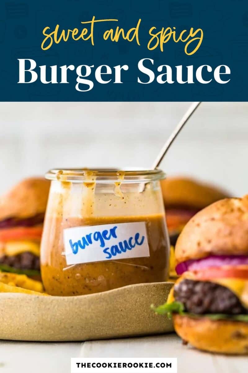 burger sauce pinterest