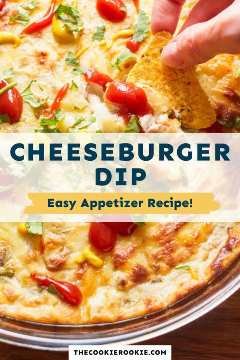 cheeseburger dip pinterest