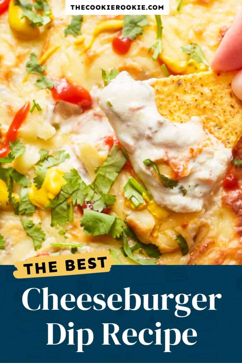 cheeseburger dip pinterest