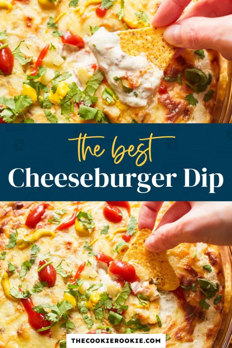 cheeseburger dip pinterest