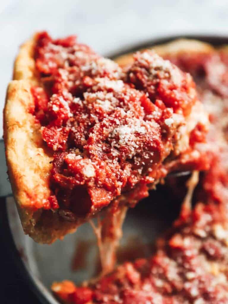 Chicago Deep Dish Pizza Recipe The Cookie Rookie®