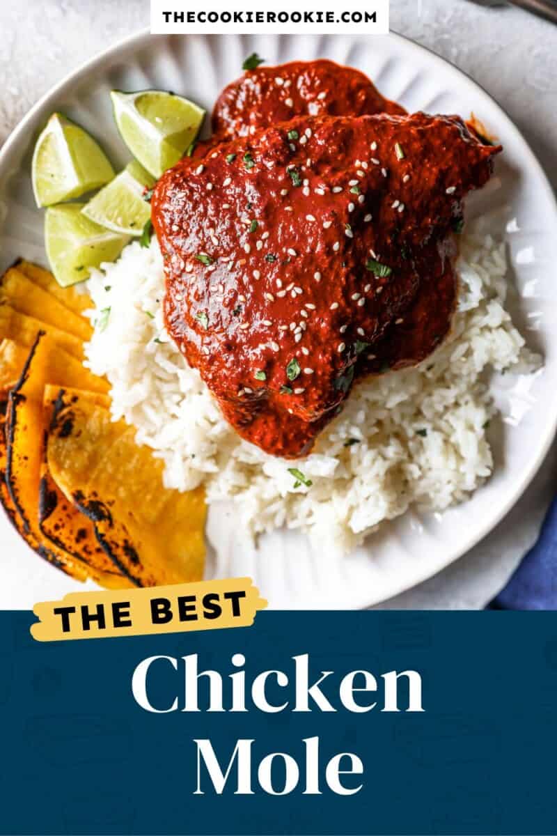 chicken mole pinterest